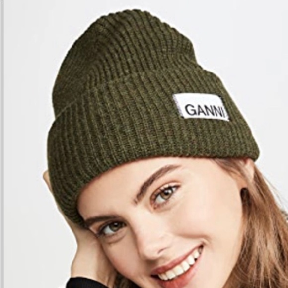Ganni Accessories - GANNI Women’s Knit Beanie